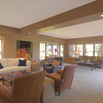 Interior living room in classic colors