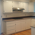Kitchen cabinets look like new after painting