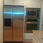 Kitchen cabinets look like new after painting