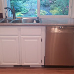 Kitchen cabinets look like new after painting