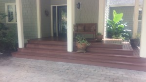 indigo painting deck and stairs project